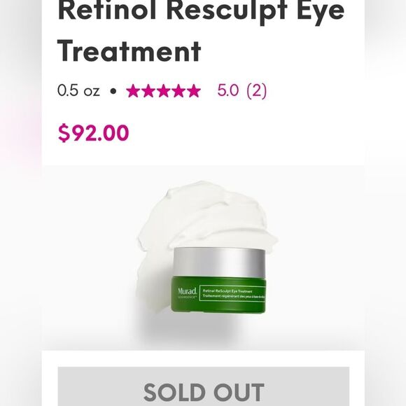 MURAD Retinal ReSculpt Eye Lift Treatment 15ml NEW IN BOX MSRP $92 - Picture 13 of 16